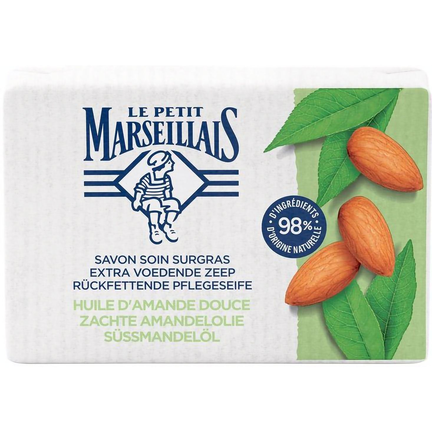 Мыло Le Petit Marseillais с маслом сладкого миндаля 200 г (2 шт. х 100 г) - фото 1