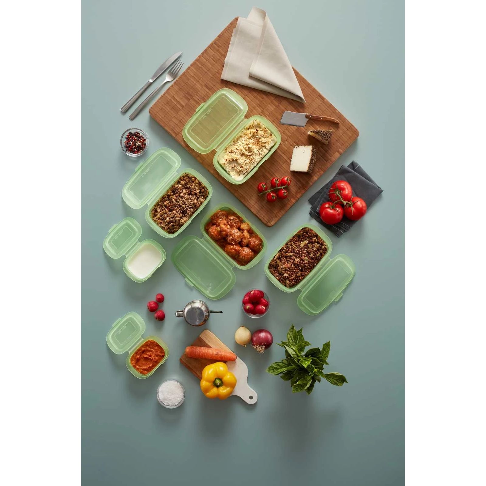 Ємність для зберігання Lekue Reusable Silicone Containers силіконова 1 л (881961) - фото 8