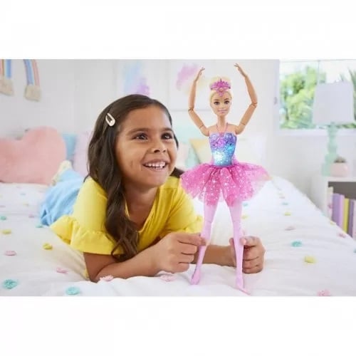 Лялька Barbie серії Dreamtopia Сяюча балерина Чарівні вогні, 30 см (HLC25) - фото 6