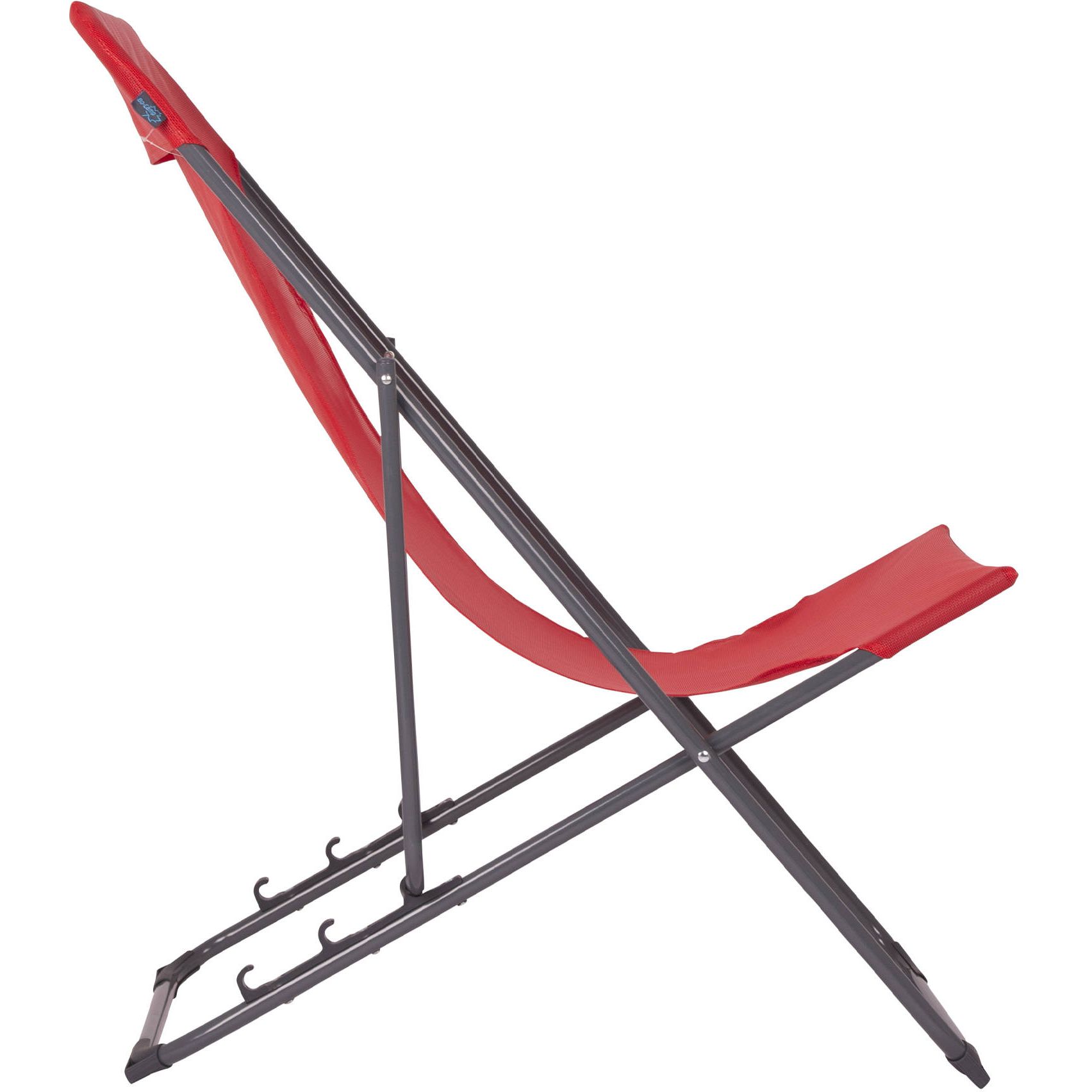 Кресло раскладное Bo-Camp Flat красное (1204686) - фото 3