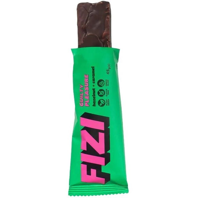 Батончик Fizi Guilty Pleasure Hazelnut + caramel в шоколадной глазури 45 г - фото 2