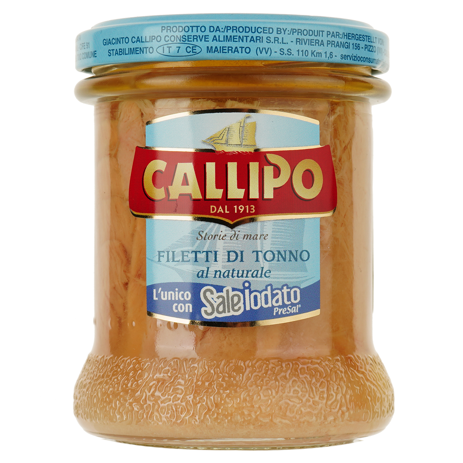 Тунец Callipo филе в собственном соку 170 г (809534) - фото 1