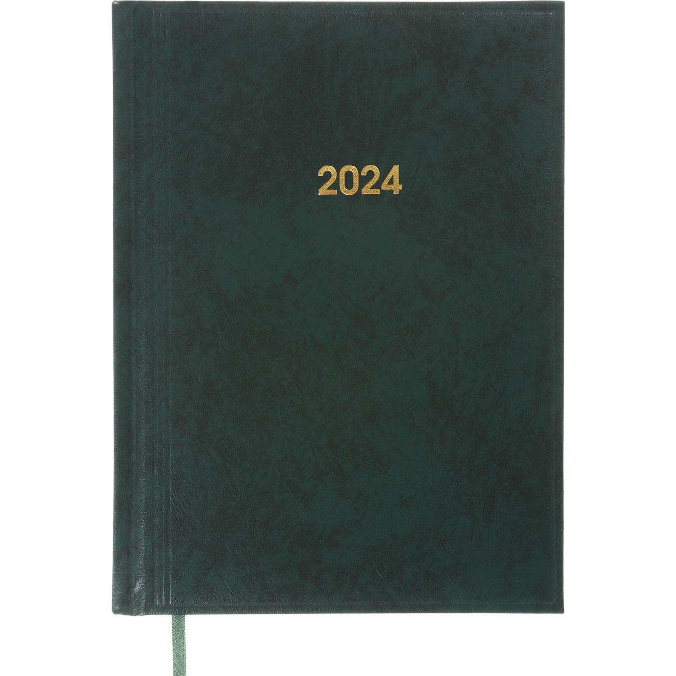 Ежедневник датированный Buromax Base 2024 А5 зеленый (BM.2108-04) - фото 1