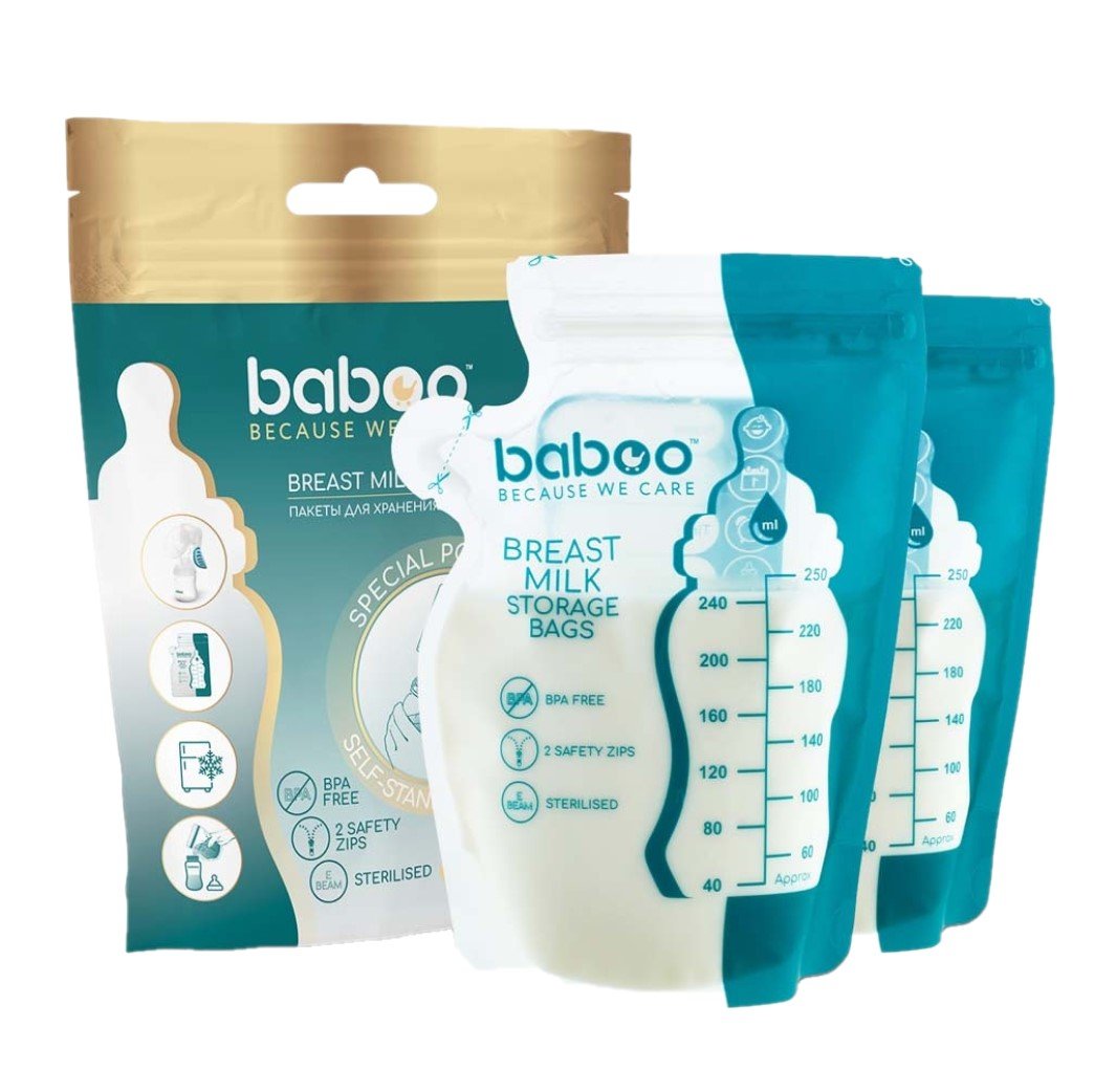 Пакети для зберігання грудного молока Baboo, 25 шт. - фото 1