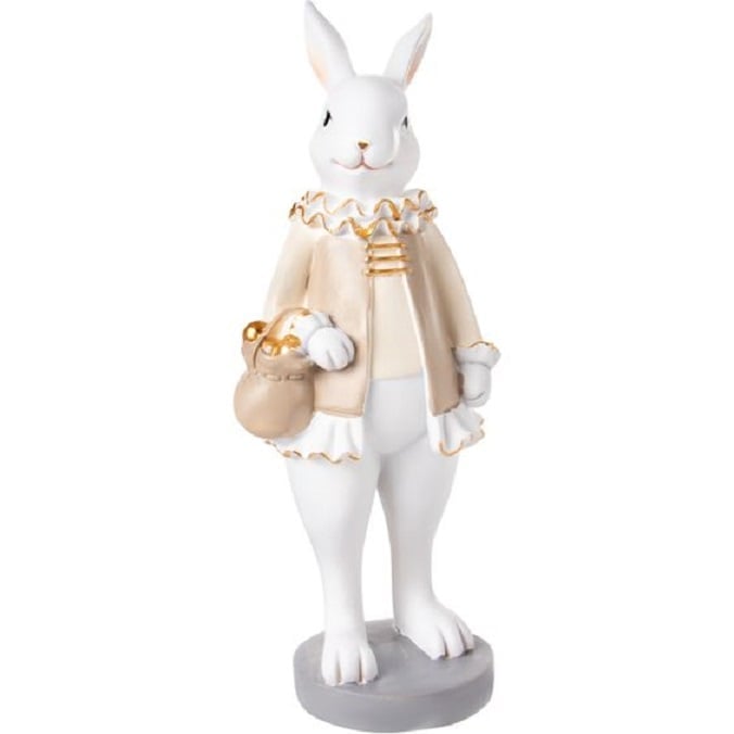 Фігурка декоративна Lefard Кролик з кошиком, 10x8x25, 5см (192-240) - фото 1