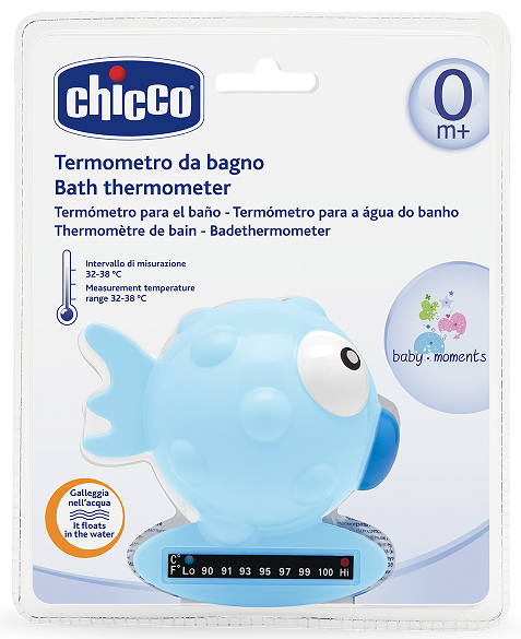 Термометр для ванной Chicco Рыбка, голубой (06564.20) - фото 1