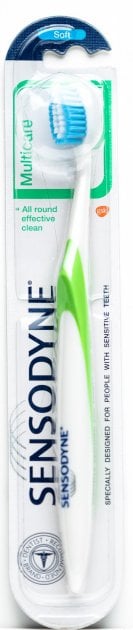 Зубная щетка Sensodyne Комплексная Защита, мягкая, белый - фото 1