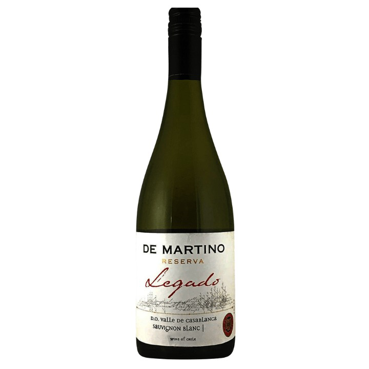 Вино De Martino Legado Reserva Sauvignon Blanc, біле, сухе, 13,5%, 0,75 л - фото 1