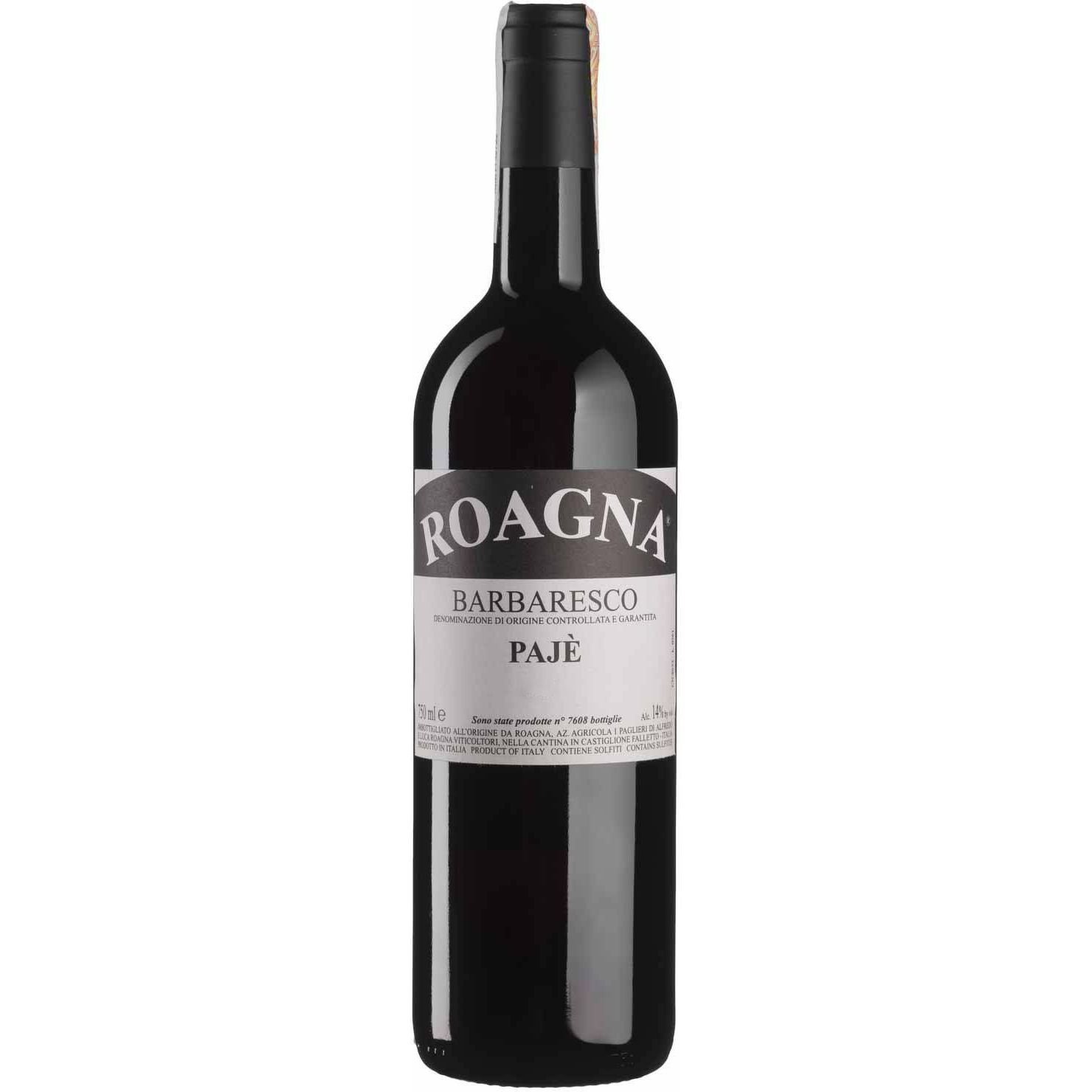 Вино Roagna Barbaresco Paje 2016, червоне, сухе, 0,75 л - фото 1