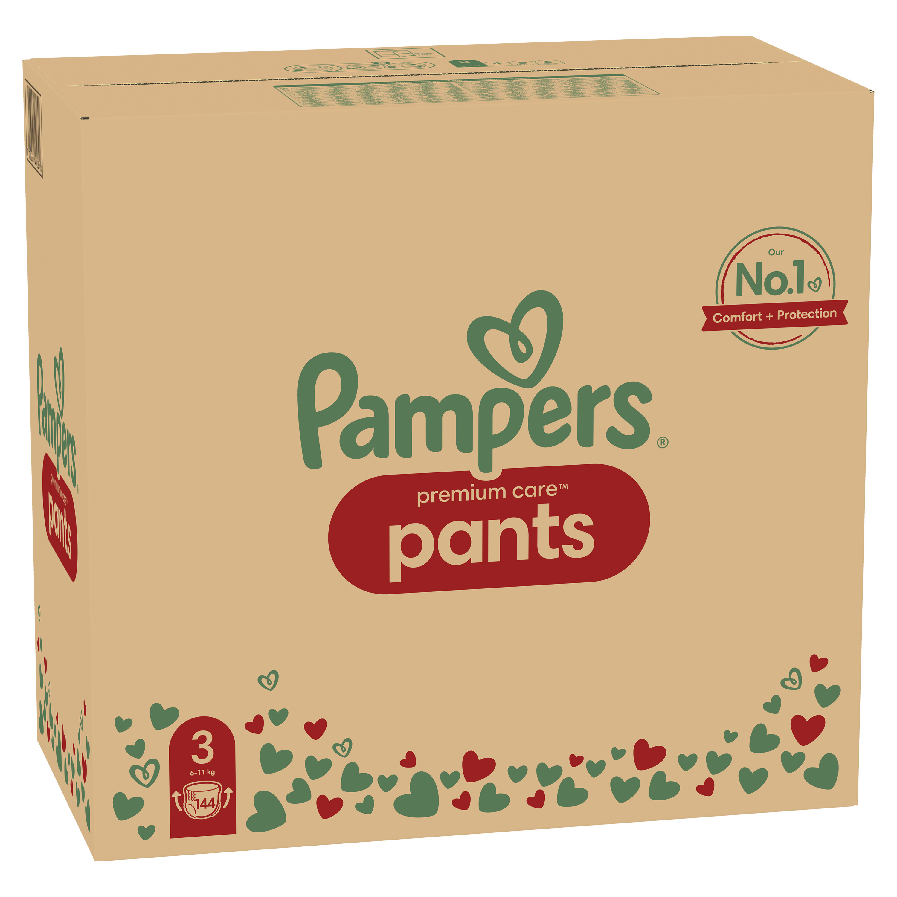 Підгузки-трусики Pampers Premium Care Pants Midi 3 (6-11 кг) 144 шт. - фото 3