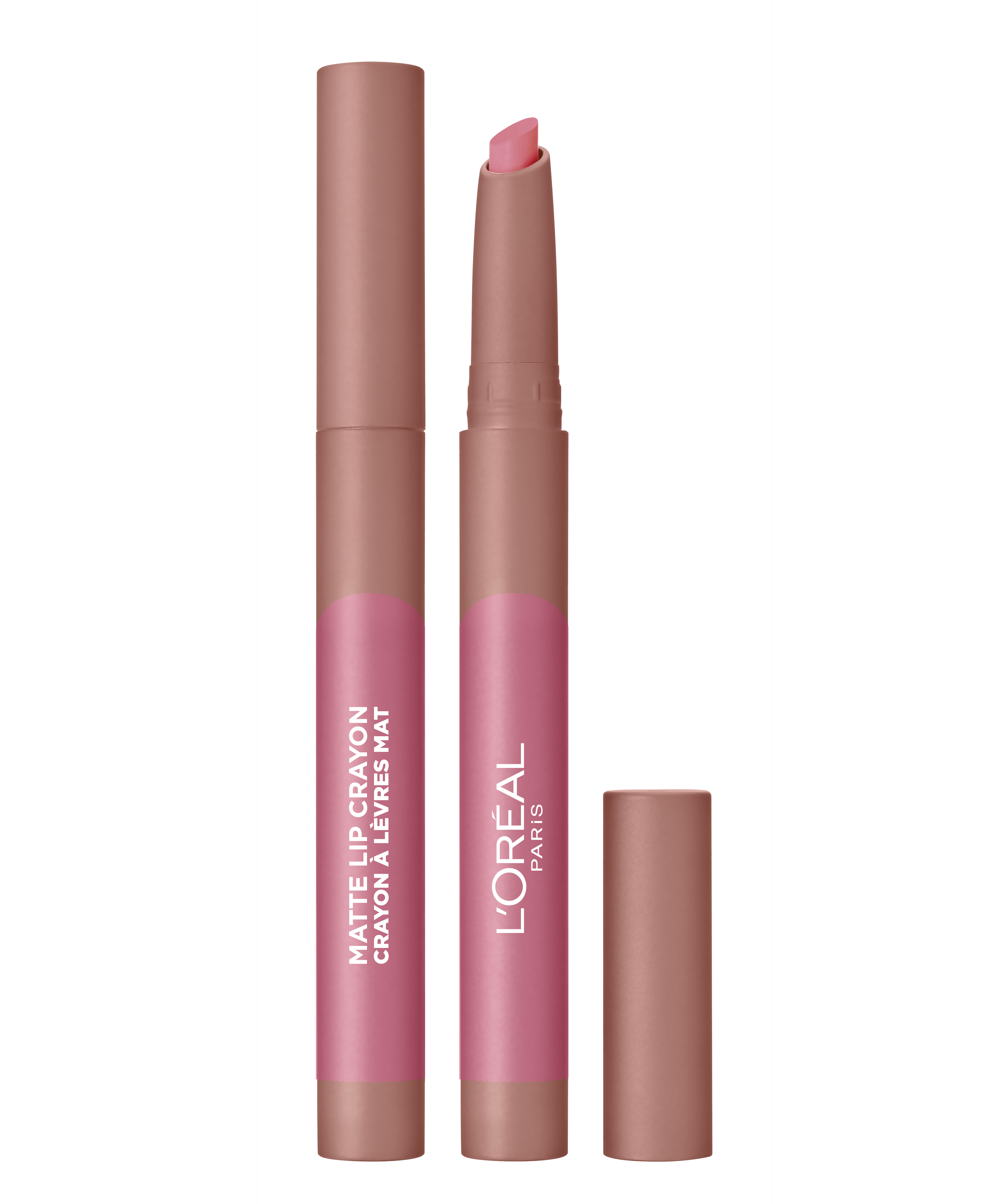 Помада-олівець для губ L'Oréal Paris Matte Lip Crayon, відтінок 102 (Ніжно-рожевий), 1,3 г (A9975100) - фото 1