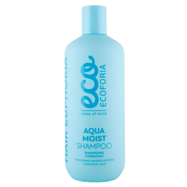 Шампунь для волосся Ecoforia Hair Euphoria Aqua Moist, зволожуючий, 400 мл - фото 1
