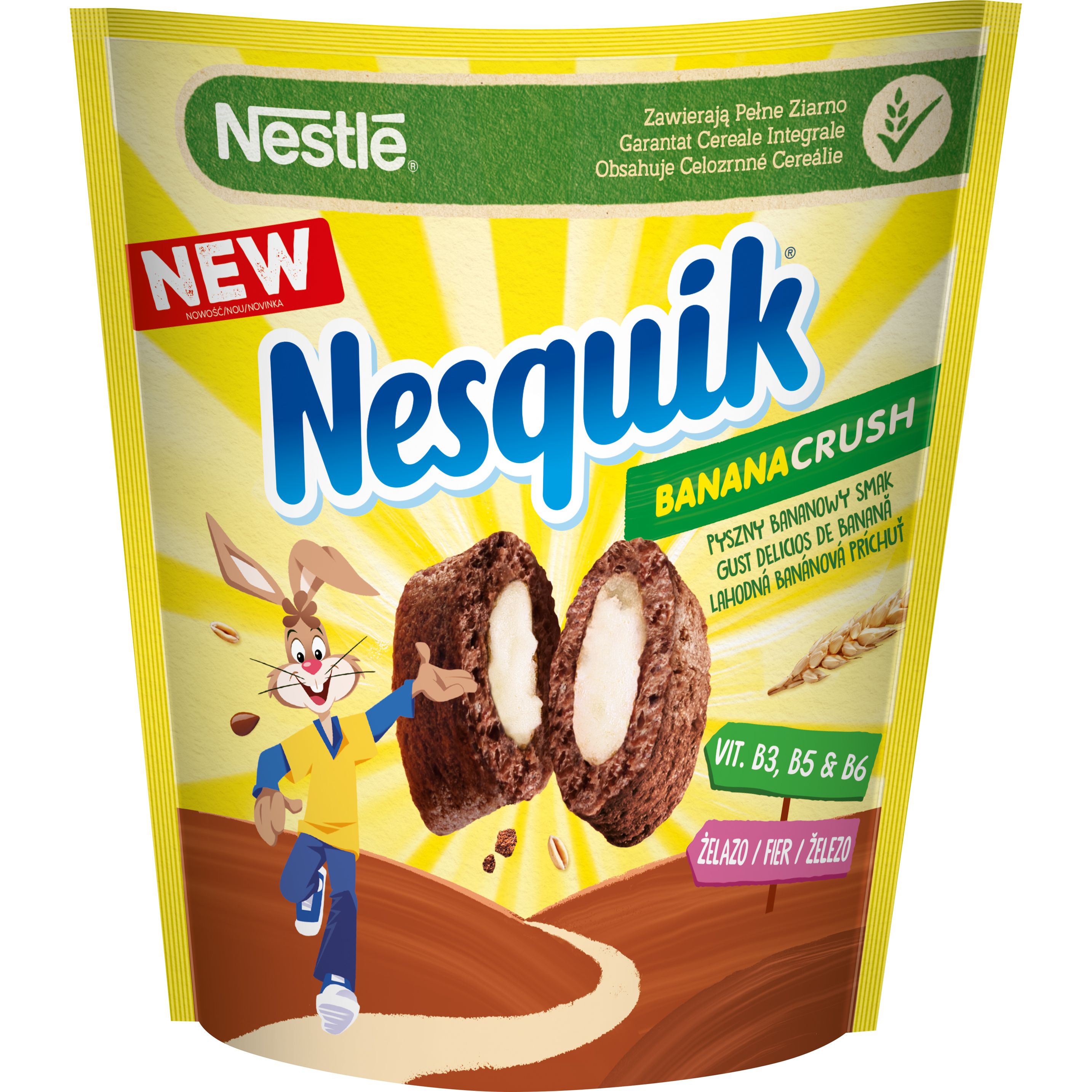 Готовый завтрак Nestle Nesquik Banana crush 350 г - фото 1