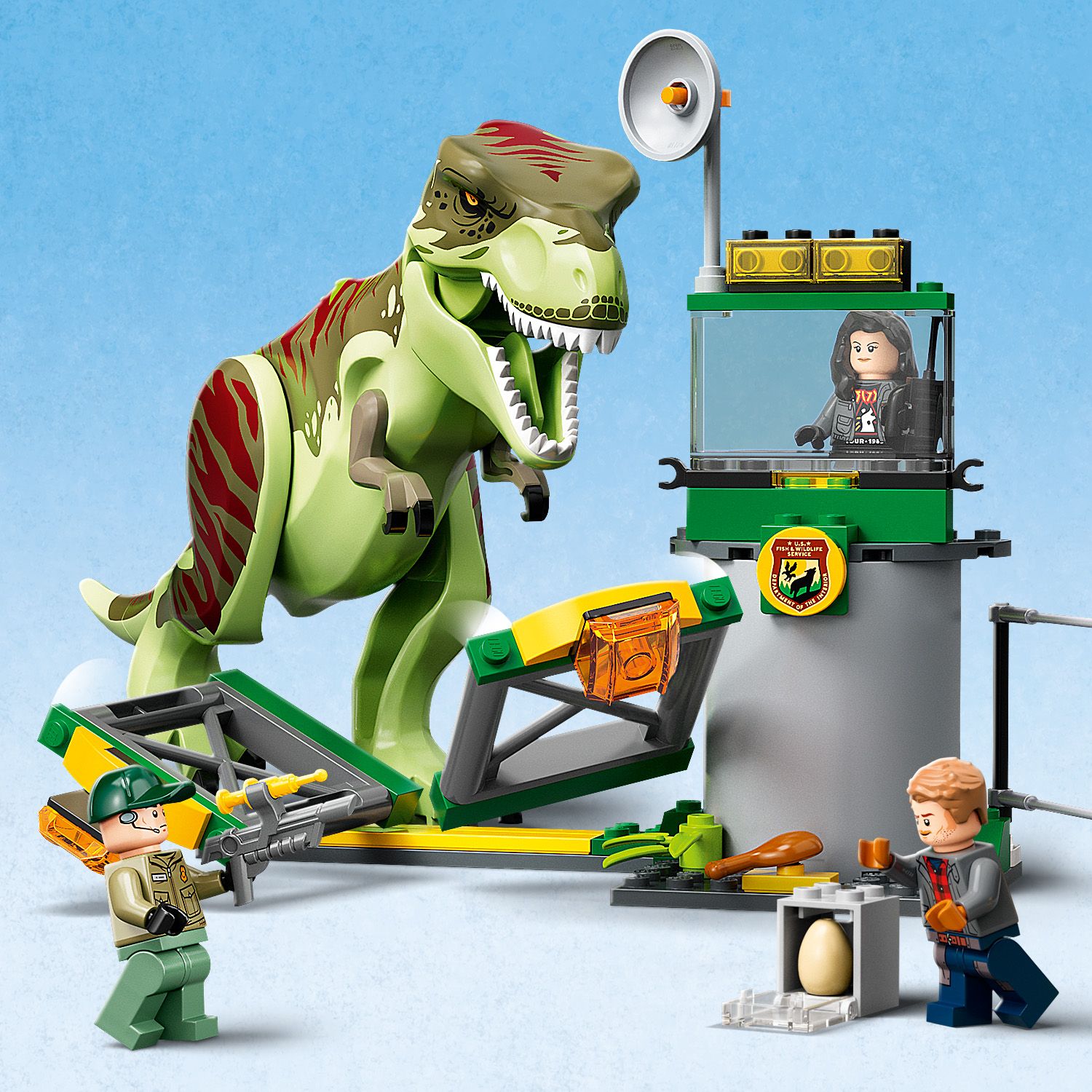 Конструктор LEGO Jurassic World Втеча Тиранозавра, 140 деталей (76944) - фото 6