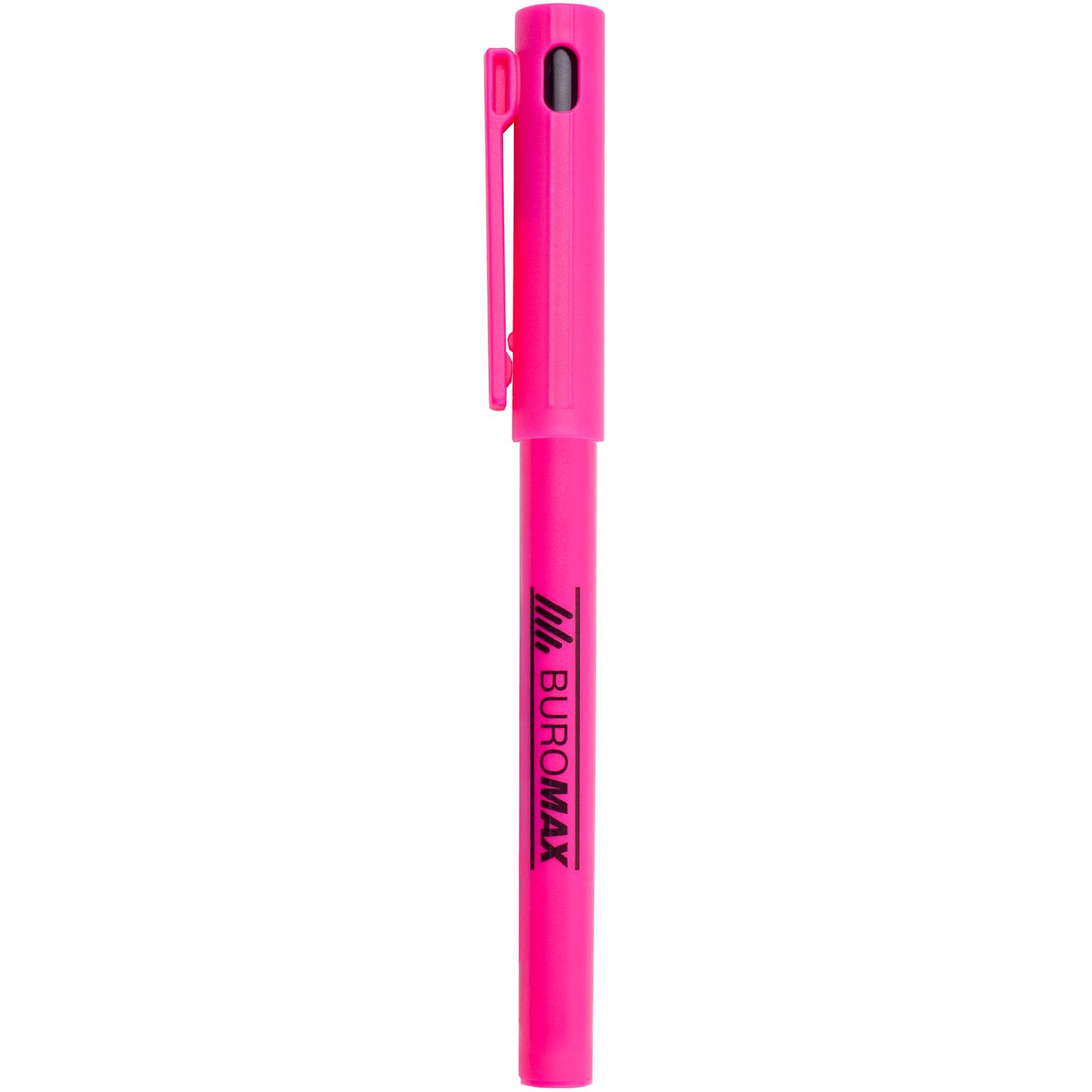 Текст-маркер Buromax Neon тонкий розовый (BM.8907-10) - фото 1
