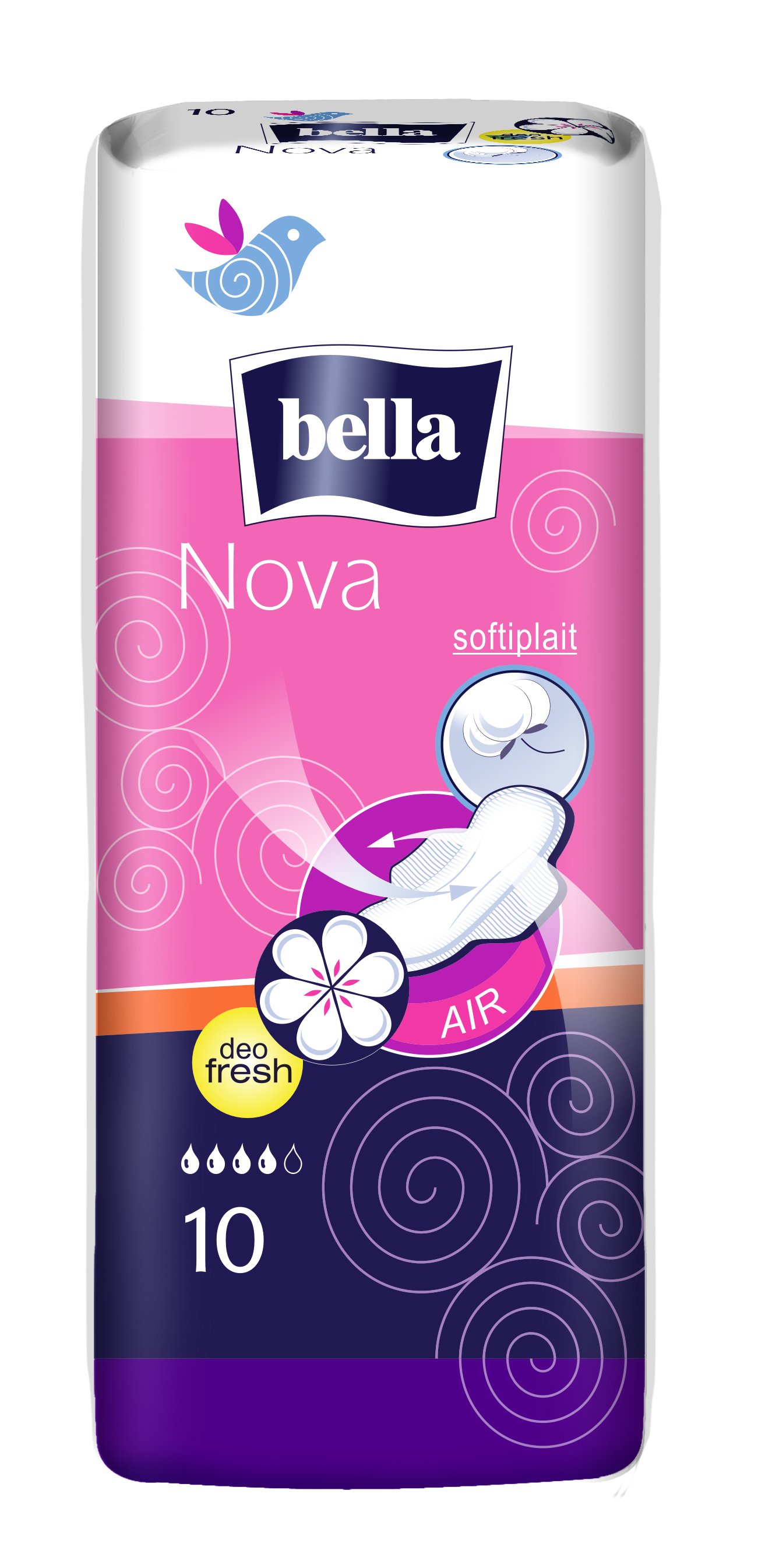 Гігієнічні прокладки Bella Nova Deo fresh, 10 шт (BE-012-RW10-076) - фото 1