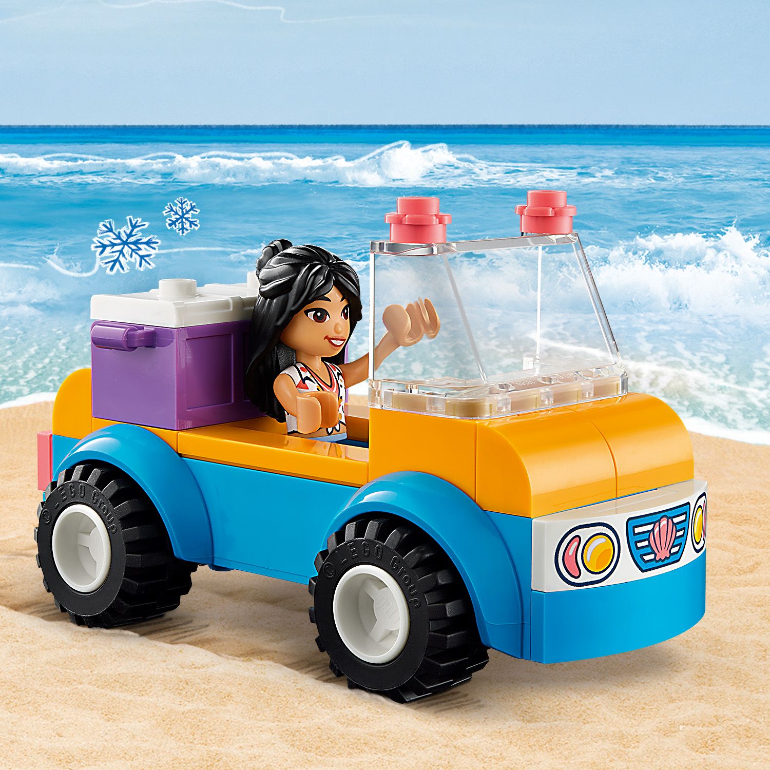 Конструктор LEGO Friends Развлечения на пляжном кабриолете, 61 деталь (41725) - фото 7