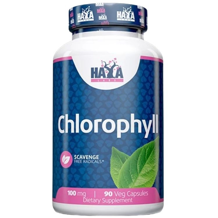 Хлорофилл Haya Labs Chlorophyll 100 мг 90 капсулы (820259) - фото 1