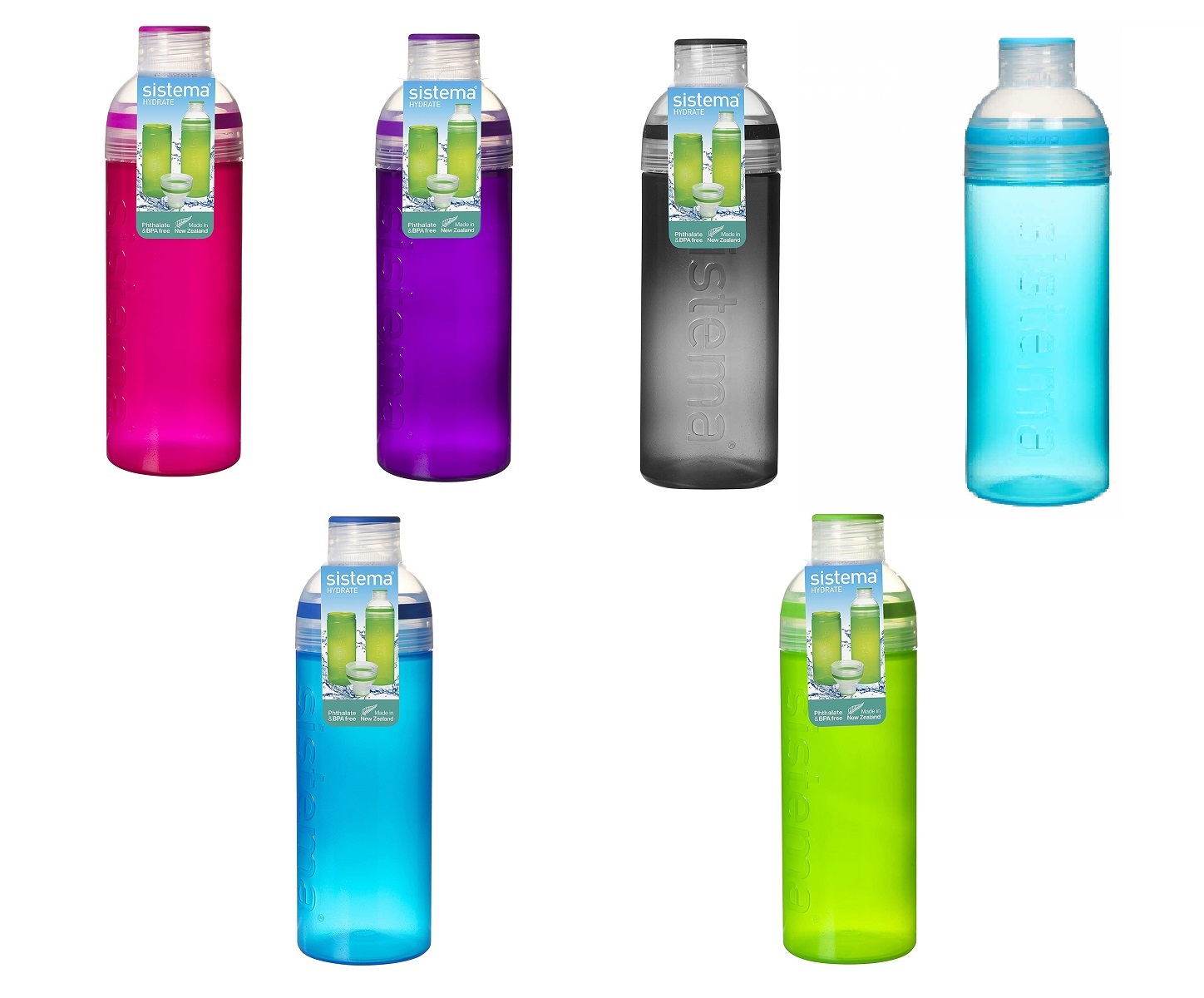 Бутылка для воды Sistema, разъемная, 700 мл, фиолетовый (840-4 purple) - фото 2