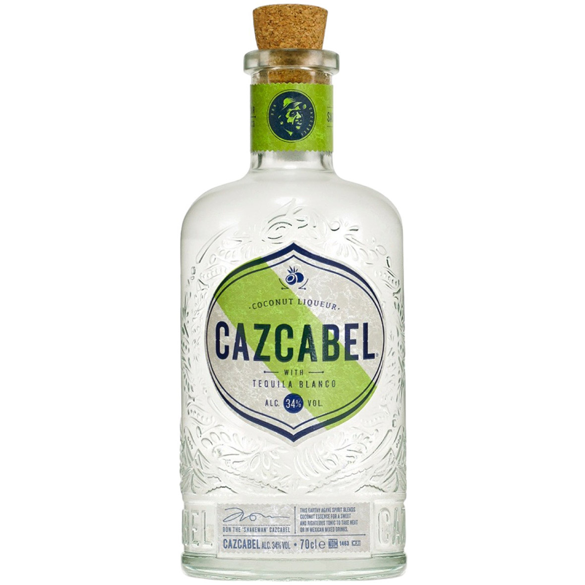 Ликер Cazcabel Coconut Liqueur with Tequila Blanco 34% 0.7 л - фото 1