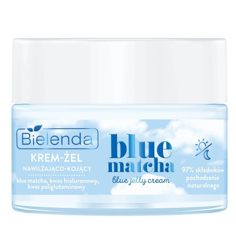 Крем-гель для обличчя Bielenda Blue Matcha Jelly Cream зволожуючий, 50 мл Matcha - фото 1