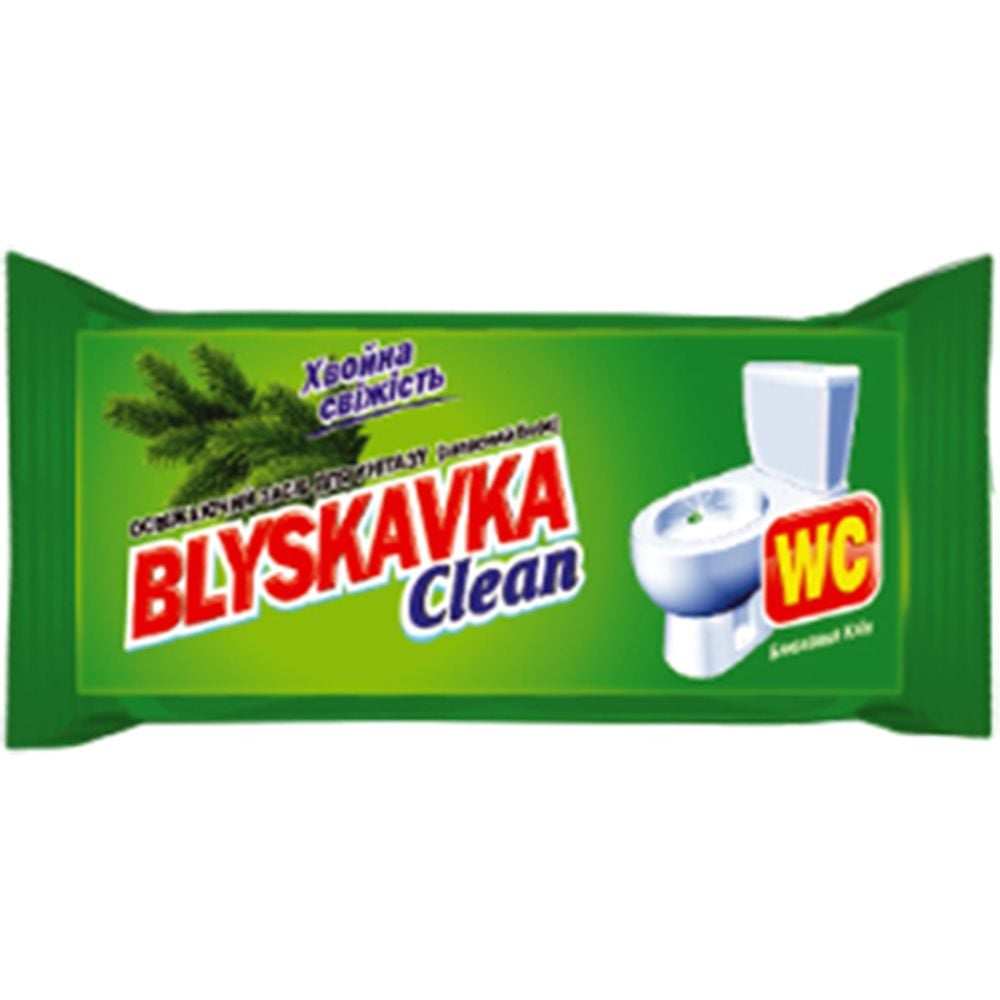 Освіжаючий засіб для унітазу Blyskavka Clean Хвойна свіжість запасний блок - фото 1