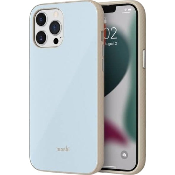 Чохол-накладка Moshi iGlaze Slim Hardshell Case Adriatic Blue для iPhone 13 Pro Max - фото 1