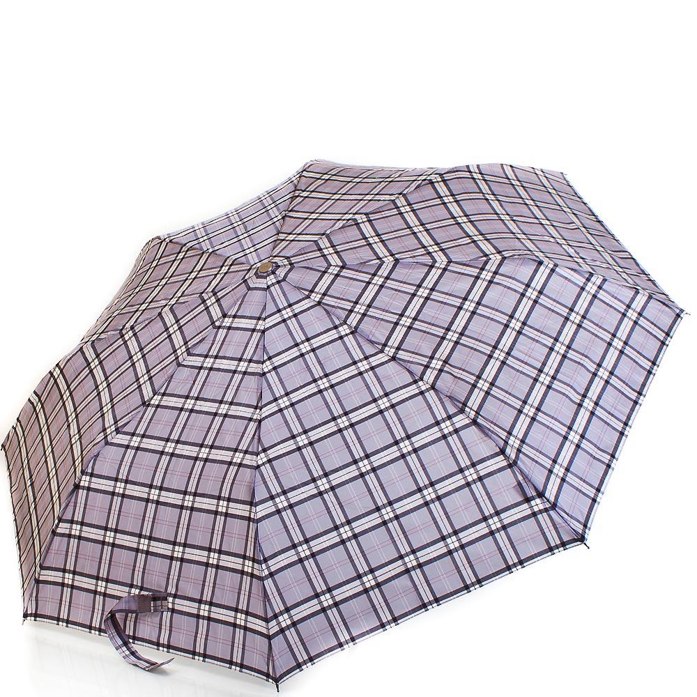 Мужской складной зонтик полуавтомат Zest 106 см серый - фото 2