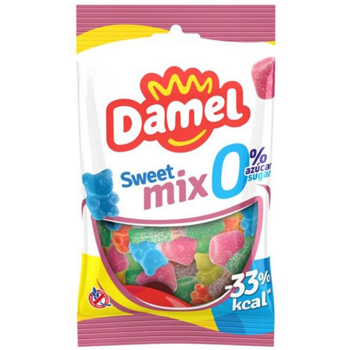 Конфеты Damel Sweet mix жевательные без сахара 90 г - фото 1