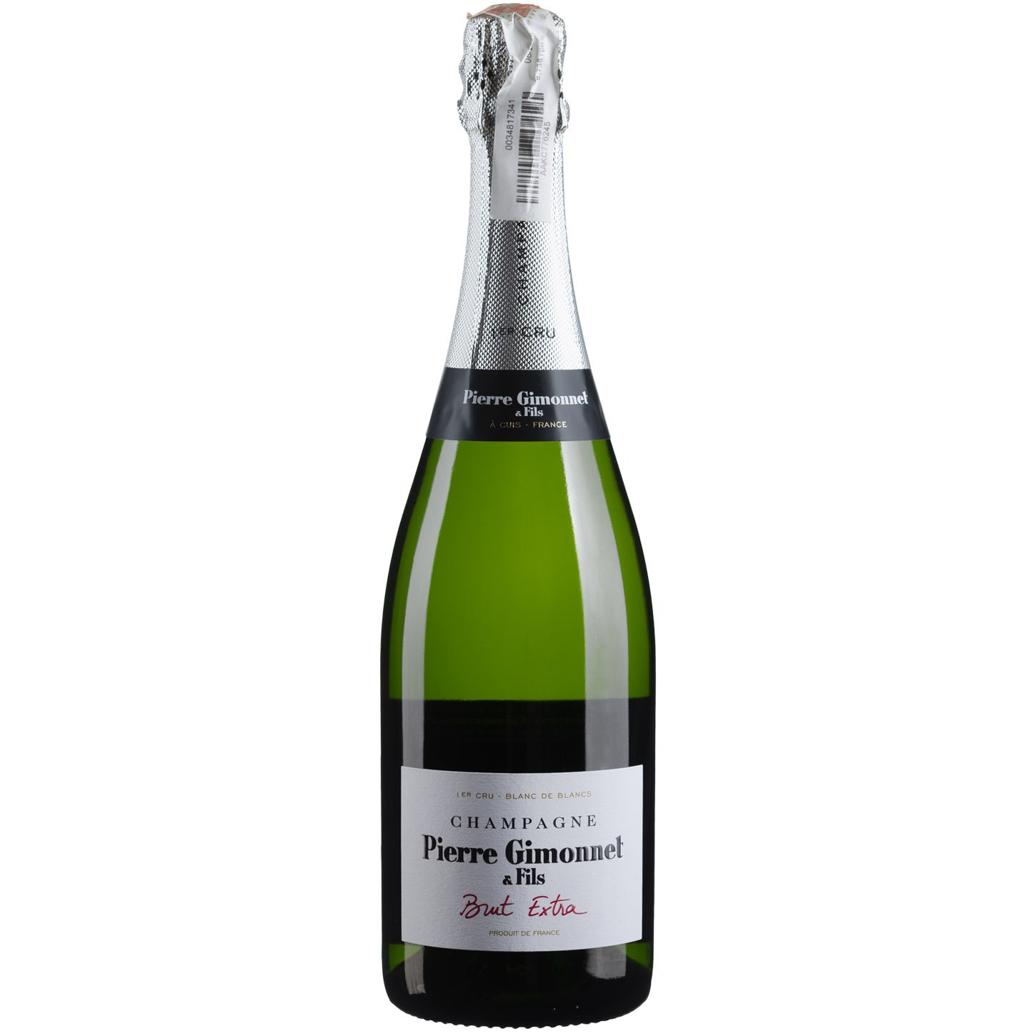 Шампанське Pierre Gimonnet & Fils Cuvee Brut-Extra, біле, екстра-брют, 0,75 л - фото 1