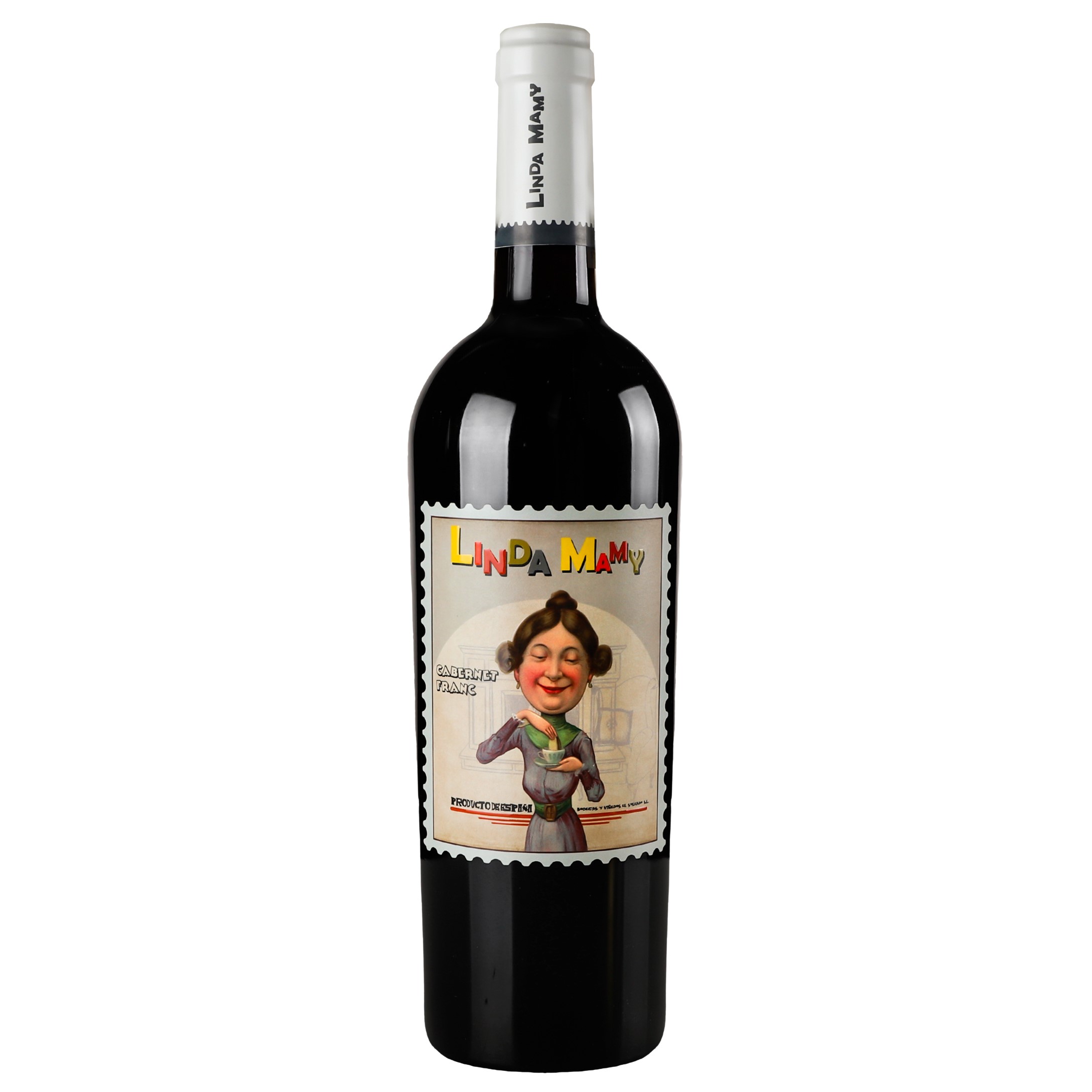 Вино El Soeado Happy Family Linda Mamy Cabernet Franc, красное, сухое, 15%, 0,75 л (ALR14463) - фото 1