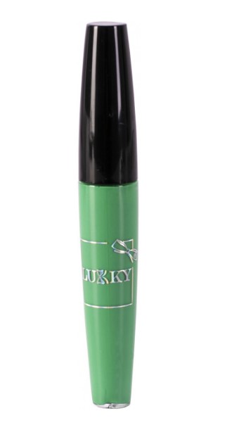 Туш для вій Lukky, з силіконовим пензликом, зелений (T16737) - фото 3