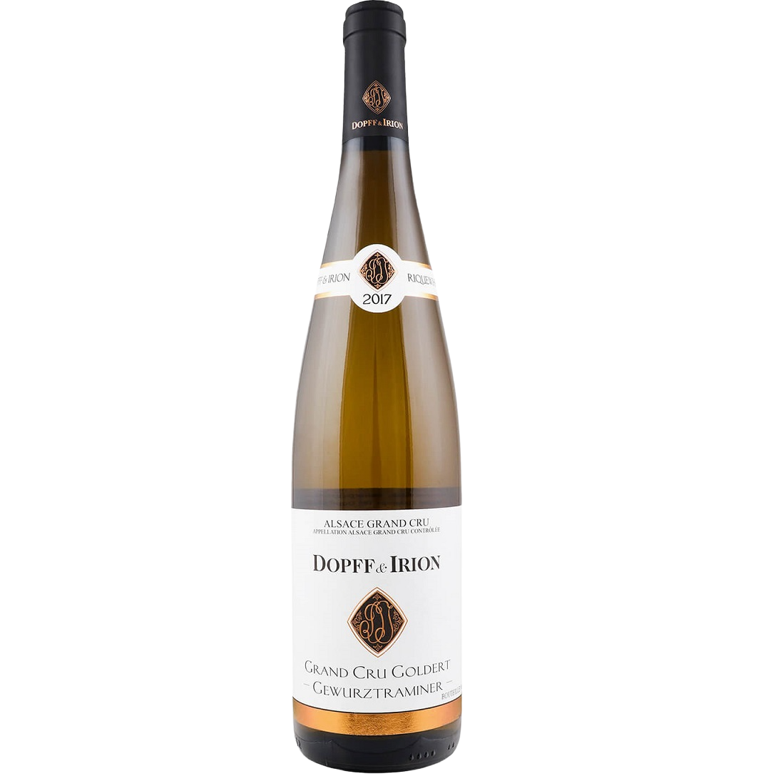 Вино Dopff&Irion Gewurztraminer GC Goldert, біле, напівсолодке, 12,5%, 0,75 л (737843) - фото 1