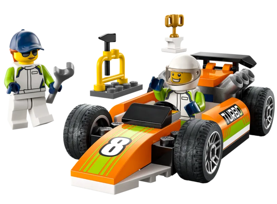 Конструктор LEGO City Гоночный автомобиль, 46 деталей (60322) - фото 4