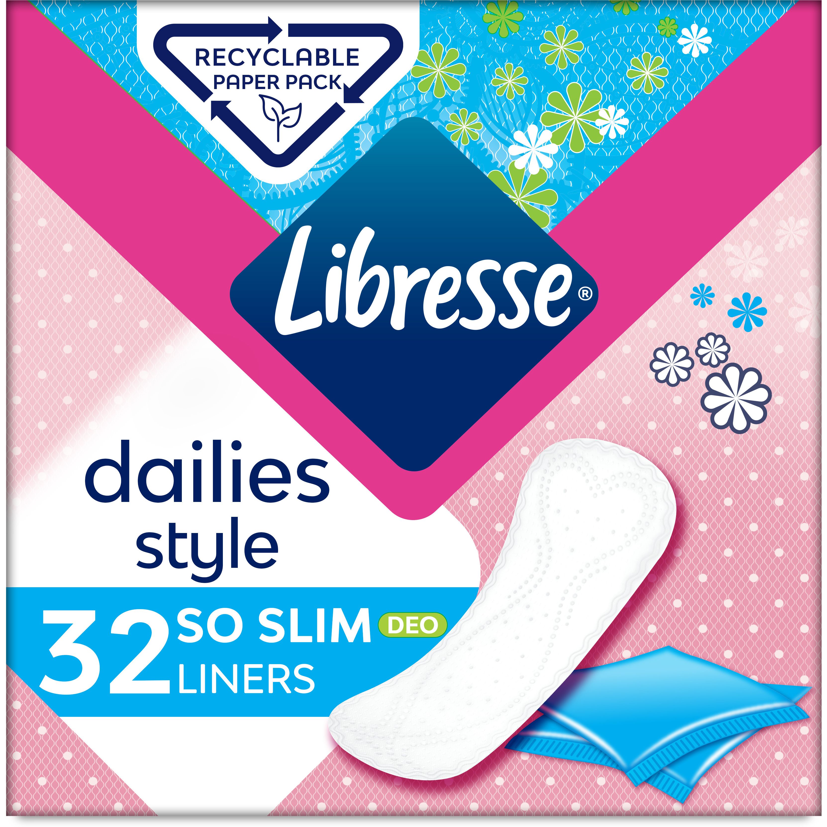 Щоденні прокладки Libresse Daily Fresh Normal Deo 32 шт. - фото 1