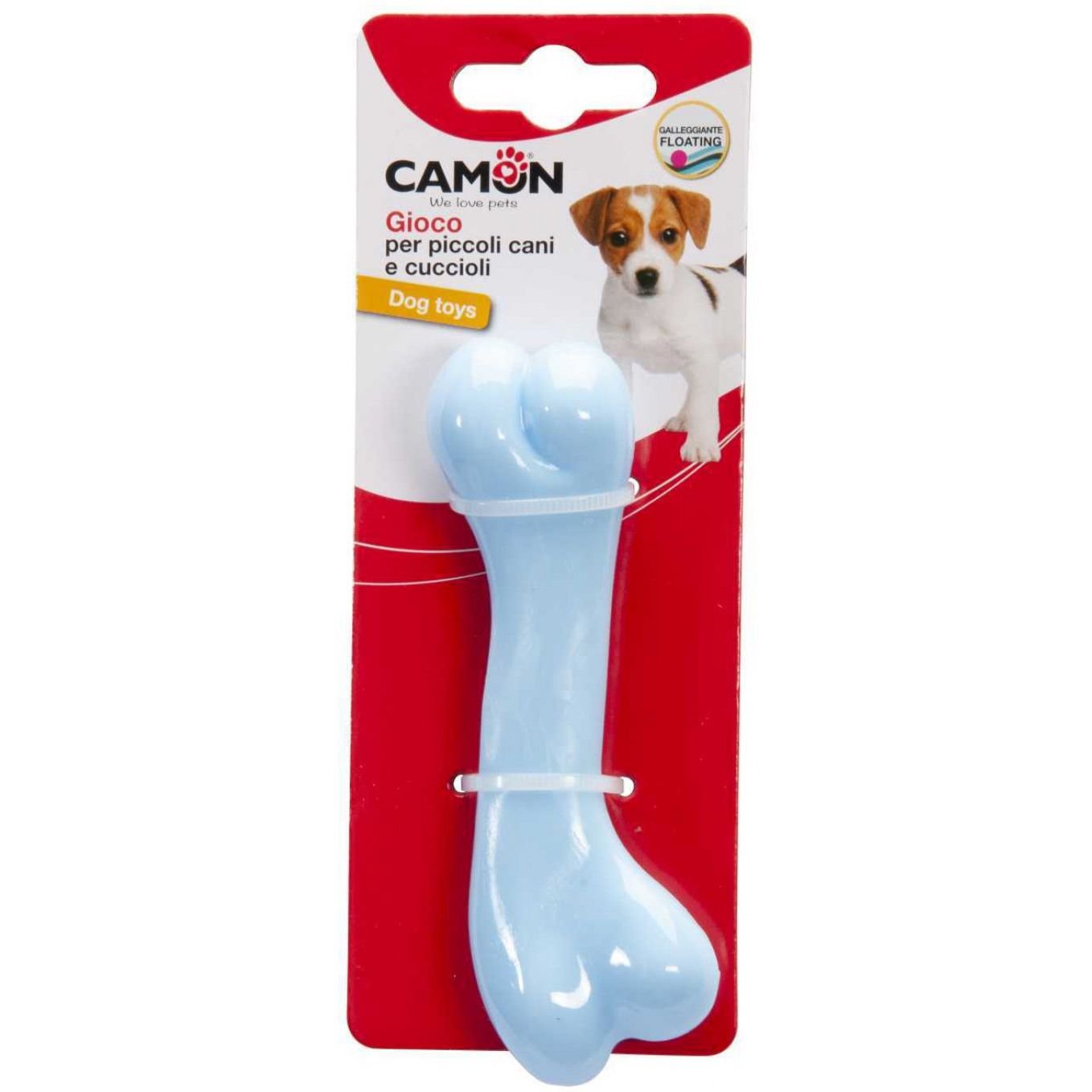 Іграшка для собак Camon гладка кістка, з термопластичної гуми, 12 см, в асортименті - фото 1