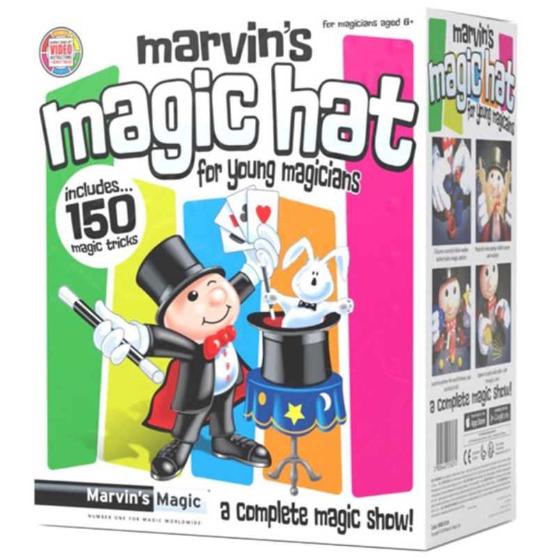 Набор с фокусами Marvin's Magic Волшебная шляпа Марвина. 150 удивительных фокусов и трюков (MME0135) - фото 1