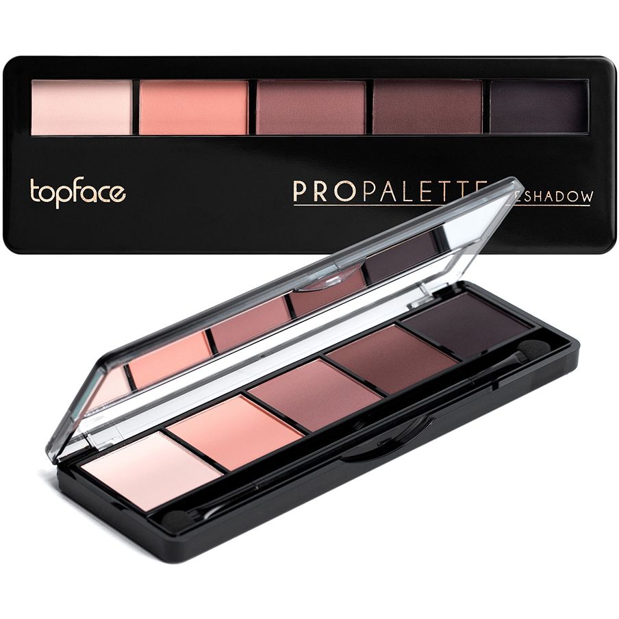 Палетка теней для век TopFace Pro Palette Eyeshadow PT501 тон 015 матовая 9 г - фото 1