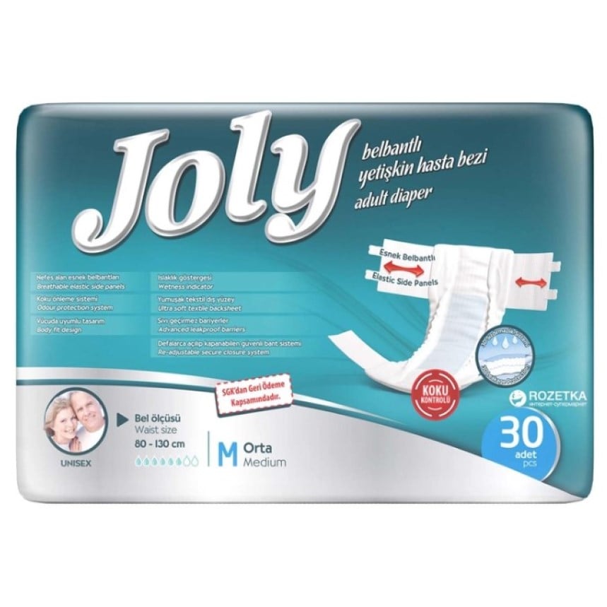 Подгузники для взрослых Joly 2 Medium, 30 шт. (70115) - фото 1