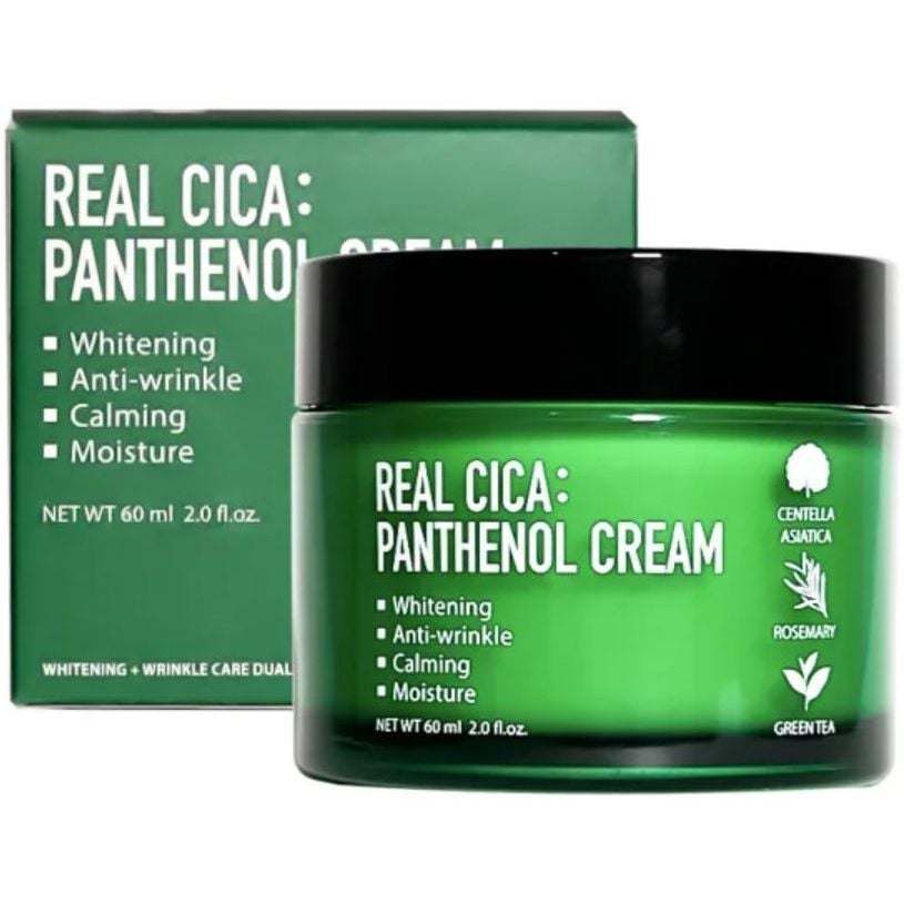 Крем для лица Fortheskin Real Cica Panthenol Cream успокаивающий, 60 мл - фото 1