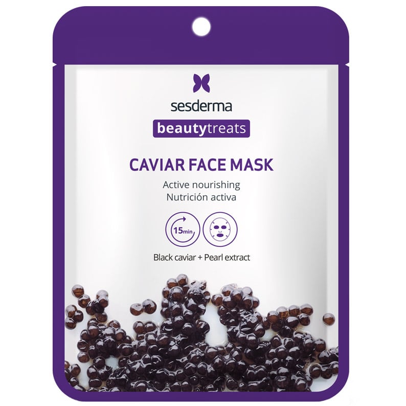 Питательная маска для лица Sesderma Beauty Treats Black Caviar 25 мл - фото 1