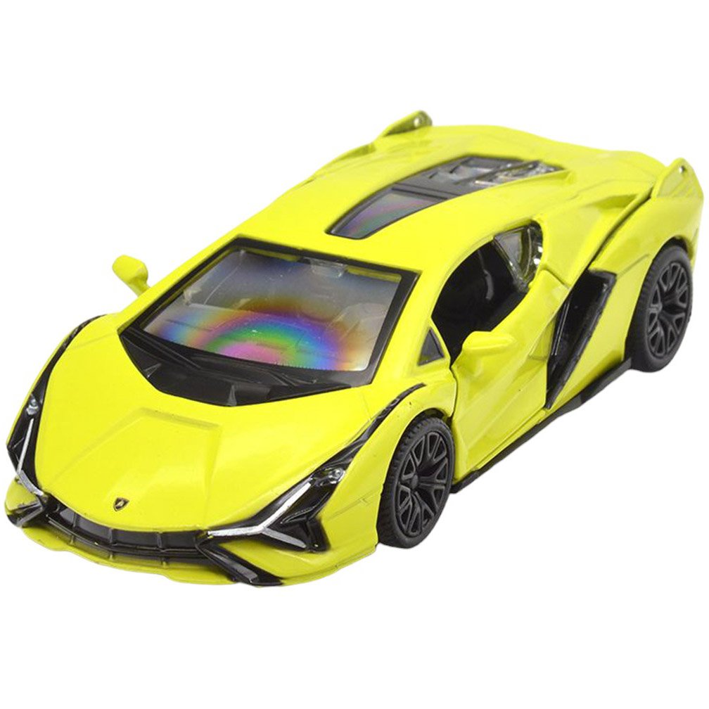 Автомодель TechnoDrive Lamborghini Sian, 1:32, жовта (250346U) - фото 1