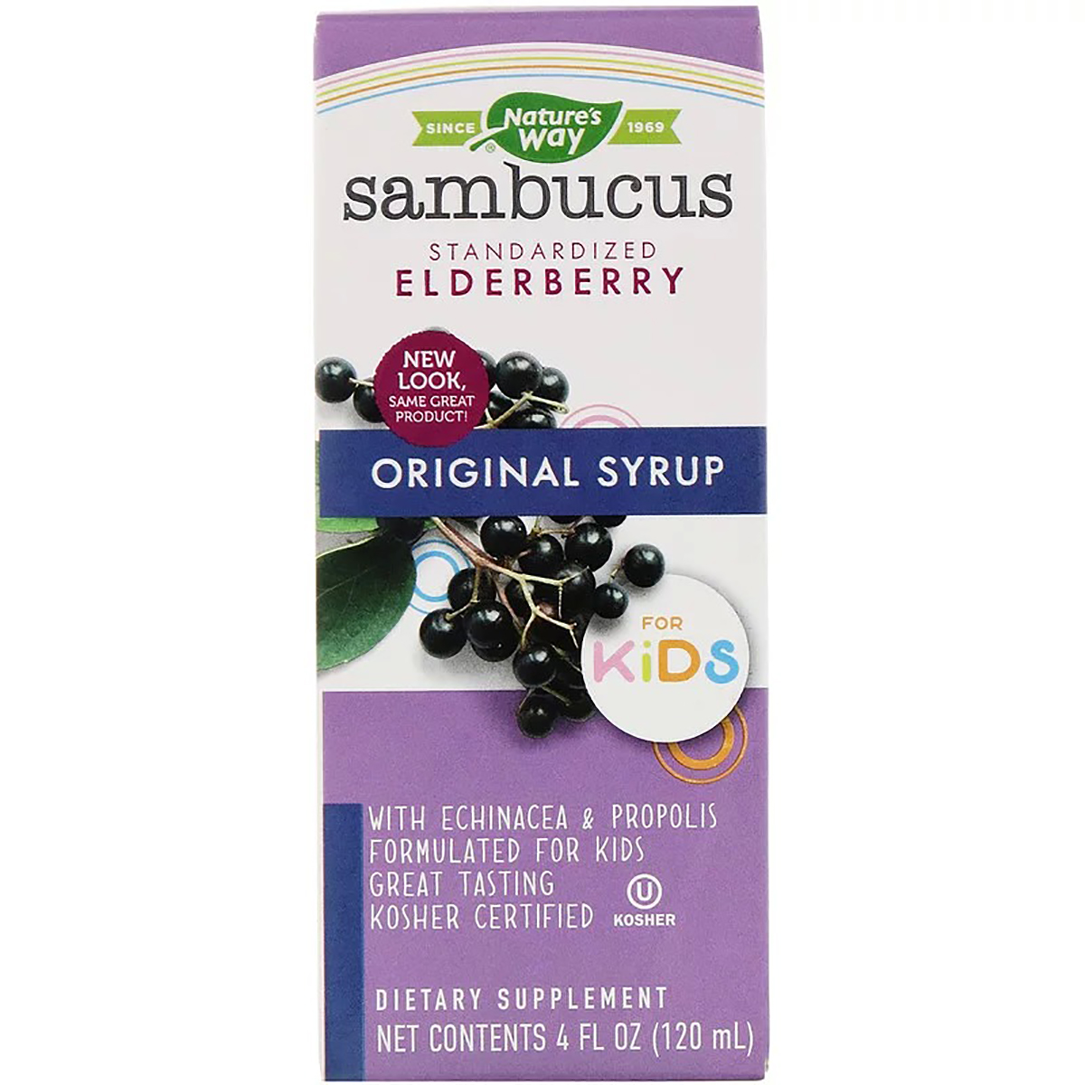 Чорна бузина для дітей Nature's Way Sambucus For Kids 120 мл - фото 1