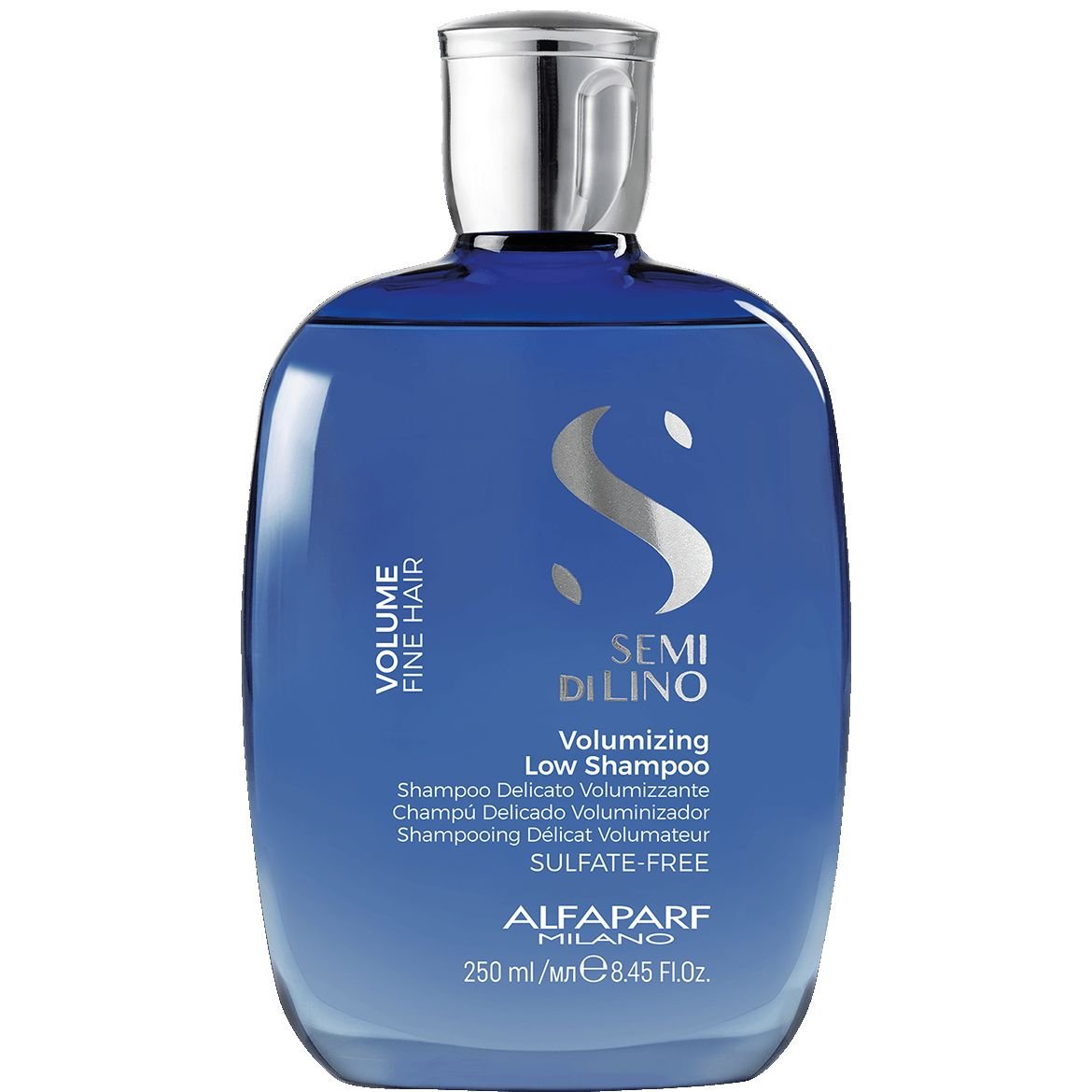 Бессульфатный шампунь Alfaparf Milano Semi Di Lino Volume Volumizing Low Sulfate Free Shampoo, 250 мл - фото 1