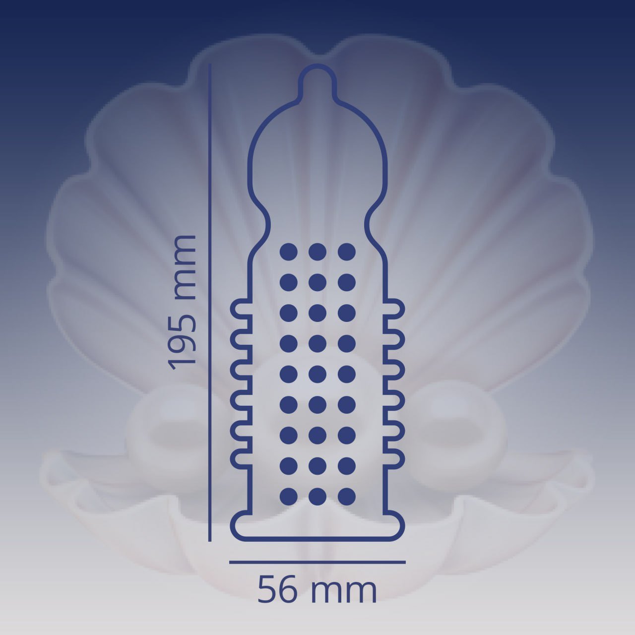 Презервативы латексные Contex Extra Sensation с силиконовой смазкой, с крупными точками и ребрами, 12 шт. (3034701) - фото 4