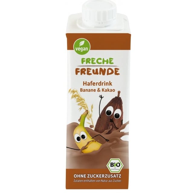Органический овсяный напиток Freche Freunde Какао-Банан, 250 мл (523377) - фото 1