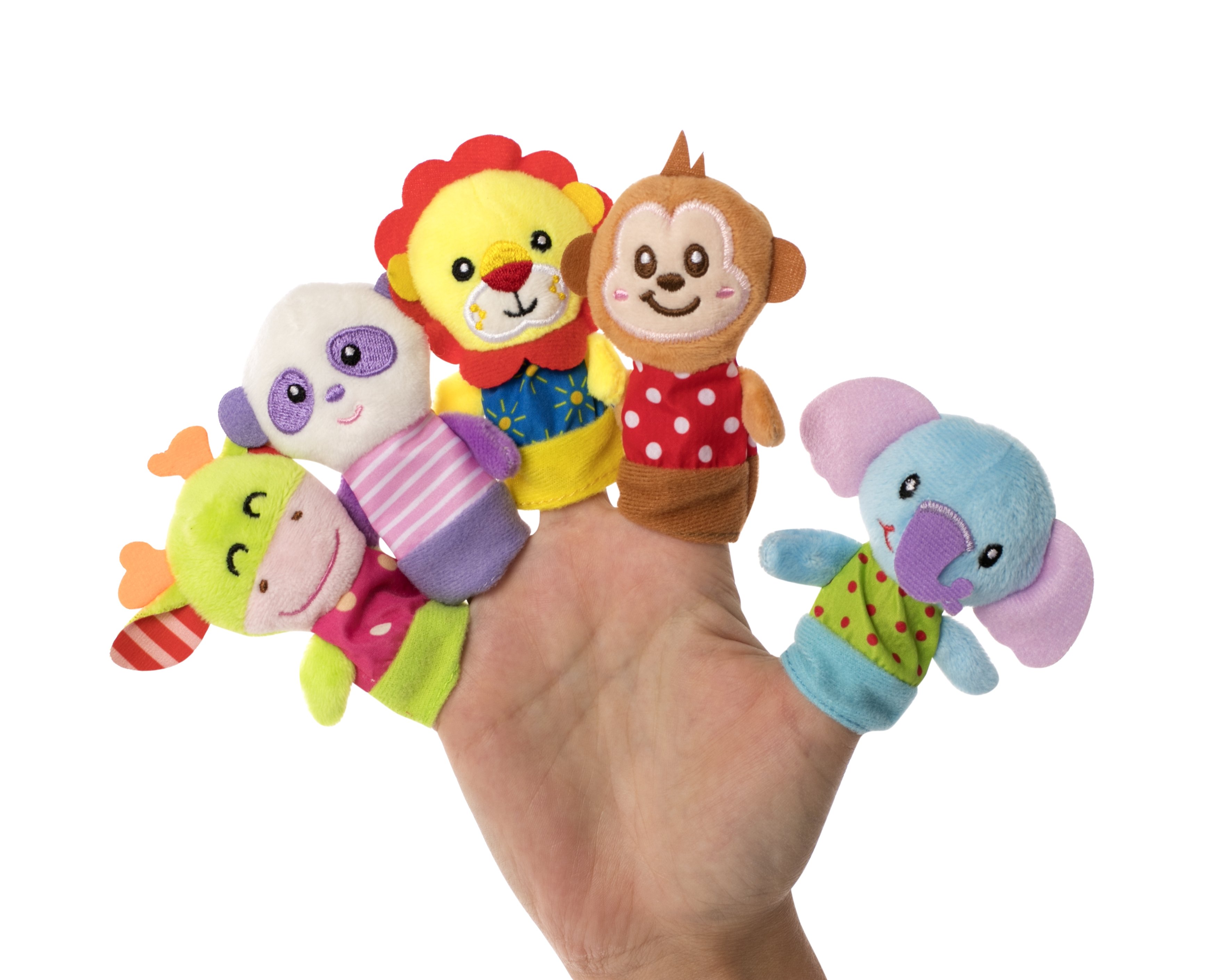 Набор кукол для пальчикового театра Baby Team Зверюшки (8715) - фото 1