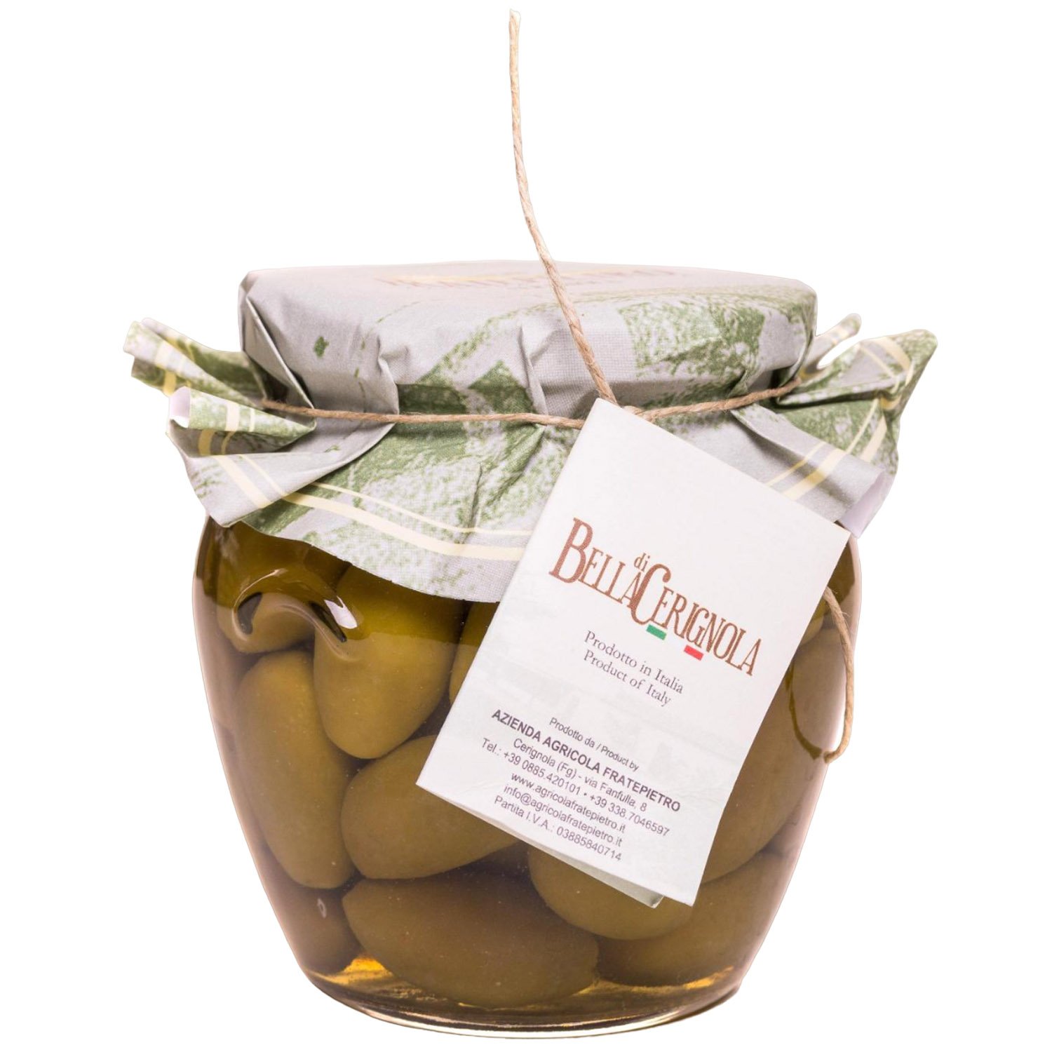Оливки Bella di Cerignola G Великі зелені 580 мл (482588) - фото 1