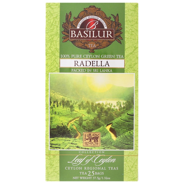 Чай зеленый Basilur, 37.5 г (25 шт. х 1.5 г) (896892) - фото 2