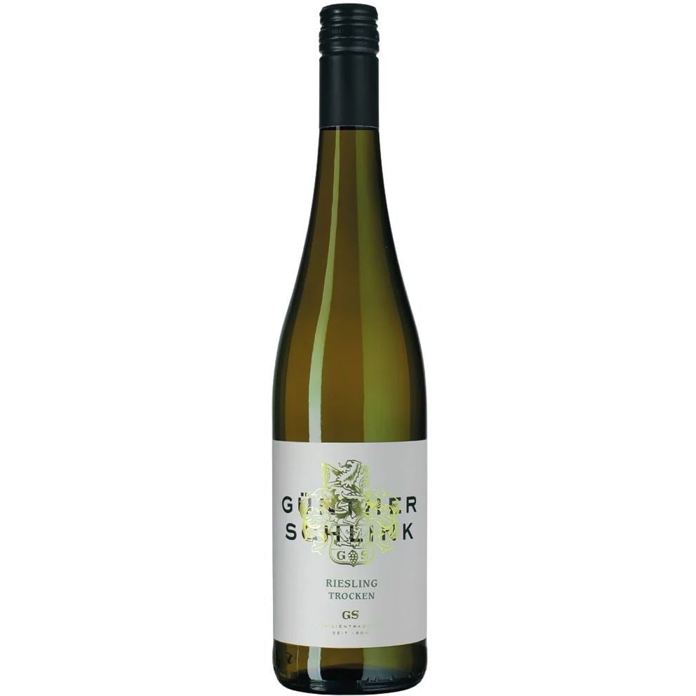 Вино Gunther Schlink Riesling Trocken Nahe Qualitatswein белое сухое 0.75 л - фото 1